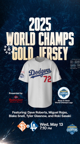 baseball game tickets, dodgers tickets, mlb game, sports event, baseball match, brand awareness, modern typography, energetic, bold, blue, neutral